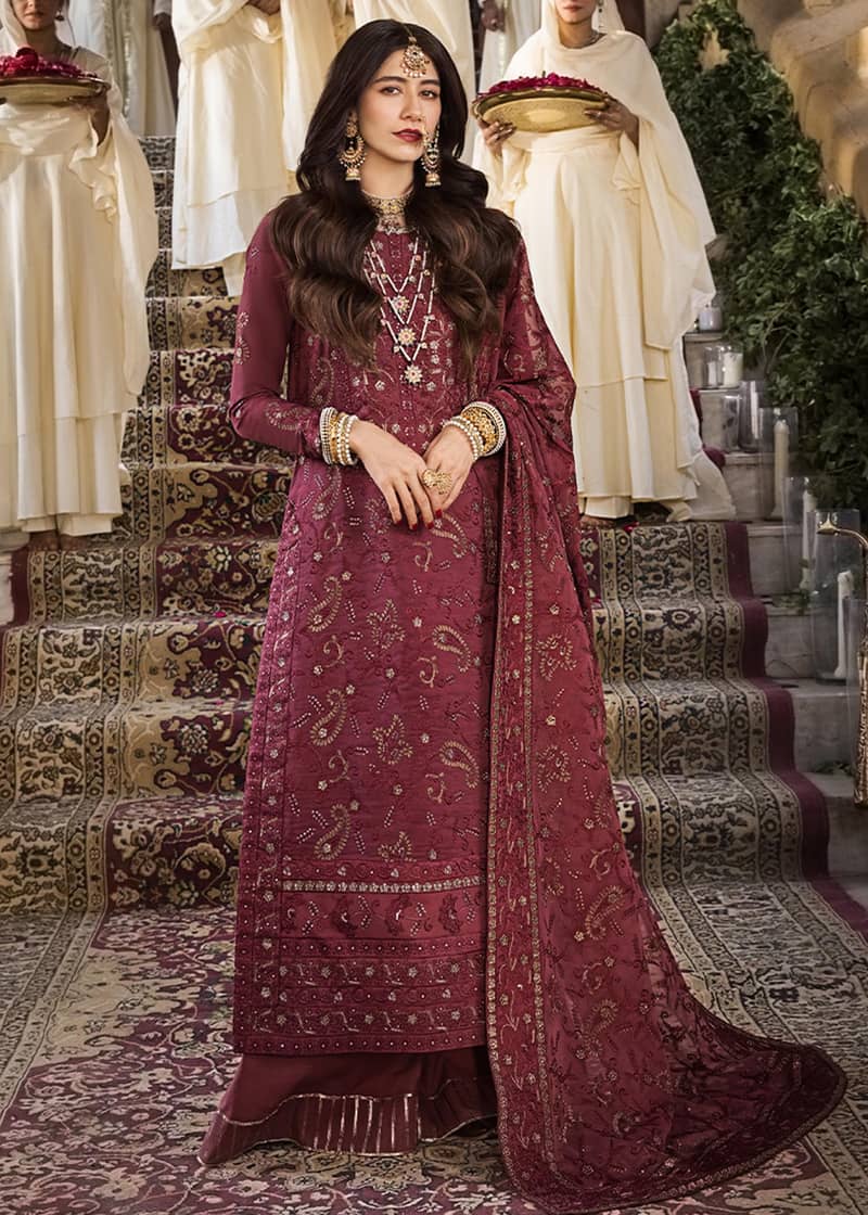 ASIM JOFA EMBROIDERED CHANDERI COTTON 3 PCS AZ - 0142 5