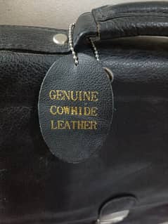 Cow Leather imported Office Bag