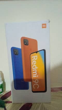 Redmi 9c complete box 10 by 10 argent sale