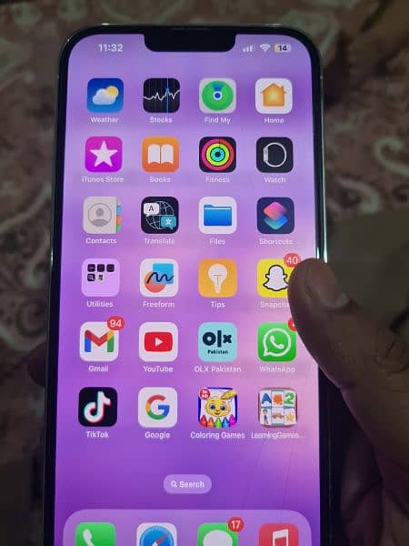 I phone 13 pro max 128gb factry unlock PTA approved 1