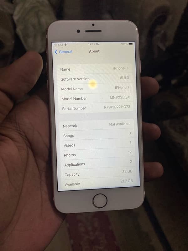 Iphone 7 JV PTA Approved 32gb 5