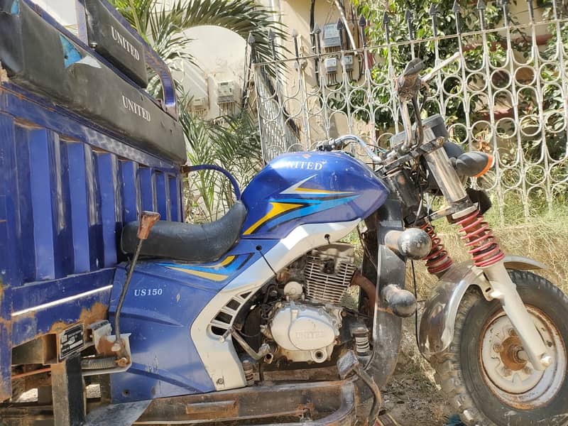 2022 Blue United Motorcycle Loader - Reliable & Checked | For Sale! 3