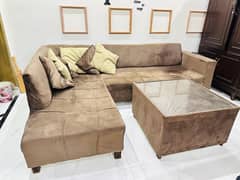 L shaped sofa for sale in resonable price 0