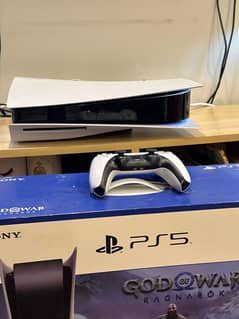 PS5 1TB with box and controller for sale 0