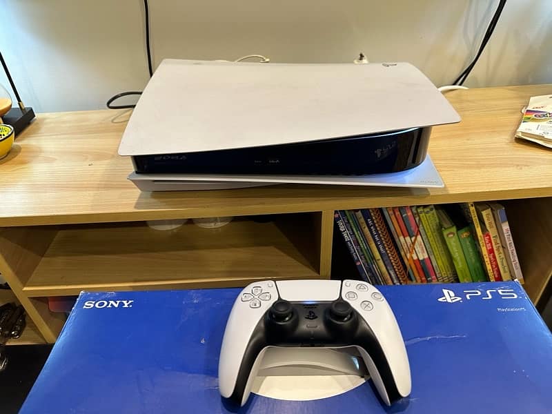 PS5 1TB with box and controller for sale 3