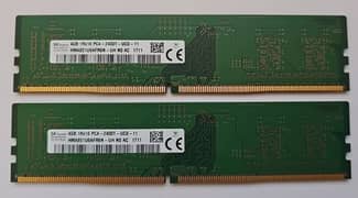 4GB DDR4 2400MHz Desktop RAM