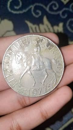 Silver jubilee coin