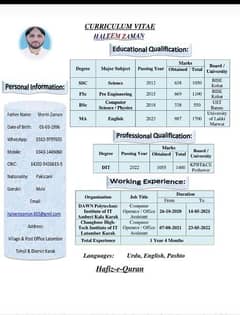 computer operater/Data entry need job 0