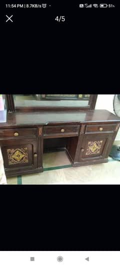 3 door chinyoti almari dressing table for sale