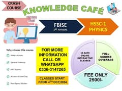 PREPARATION OF FBISE SECOND ANNUAL EXAM PHYSICS