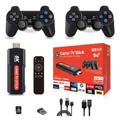 NEW STOCK ANDROID+ GAME STICK  Q9  With DUAL WIRELESS CONTROLLERS