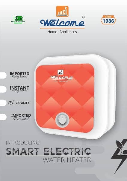 Welcome Smart Electric Water Heater 15 L 0