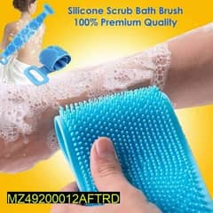 Double side bath belt and scrubber