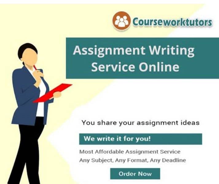 Online tutor and assignment writer 1