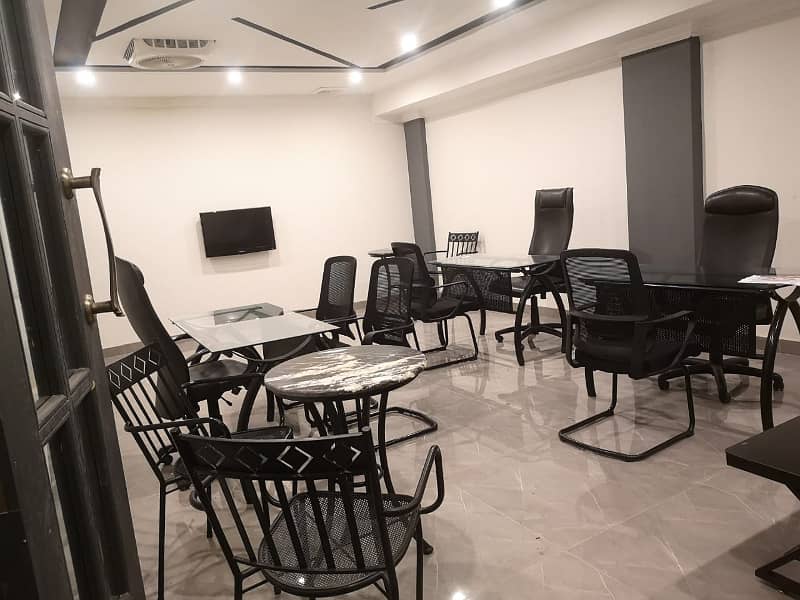 450 Sq-Ft Furnished Office in Bahria Town Lahore 1