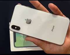 Apple iphone X 256 Gb with complete box whatsaap 0312=14=49=815