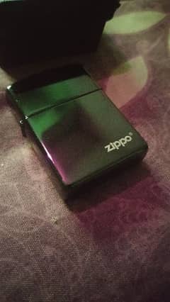 genuine zippo (black ice)