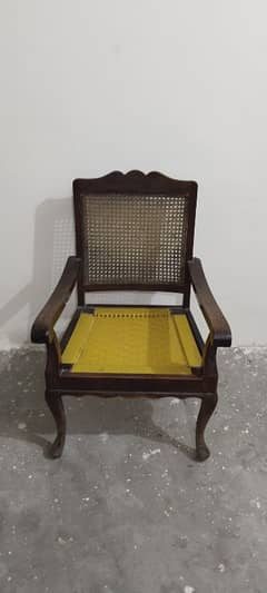 real wooden chair