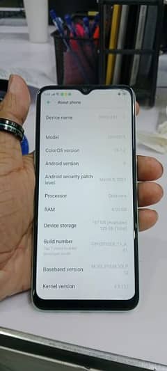 oppo a31 ram 6 gb storage room 128 gb all good condition