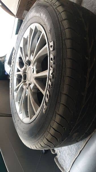 185 65r14 honda city corolla baleno dunlop tyres rims 2