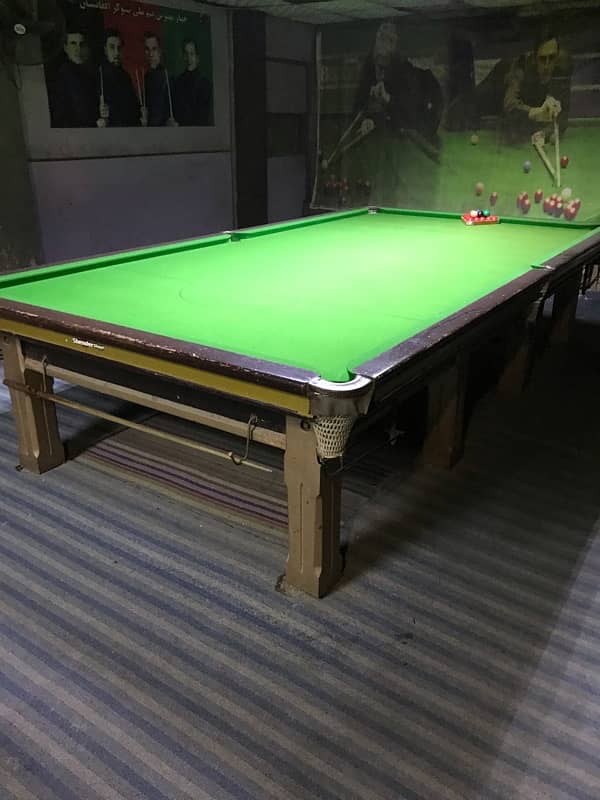 4 SNOOKER TABLES GOOD CUTIONS MADE BY GHOURi WITH IMPORTED SLATE 3