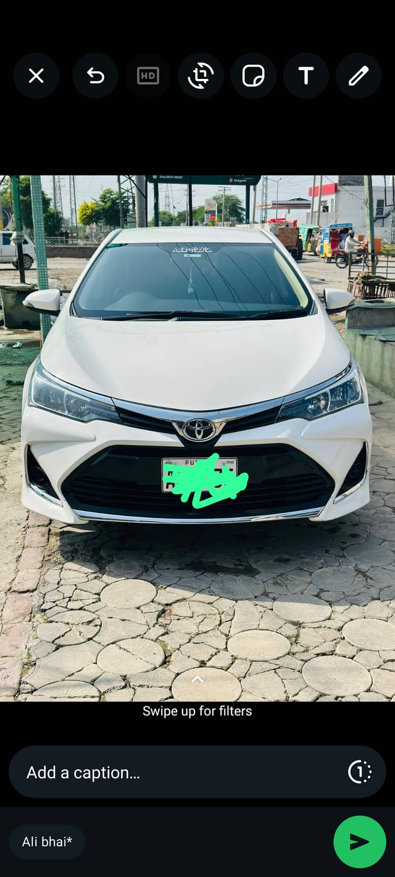 Toyota Corolla Altis 2021 2021 model brand new car only 27000  total j 1