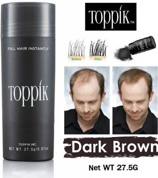 Toppik Hair Fiber 27.5 Gram  Order for Call: 03127593339 0