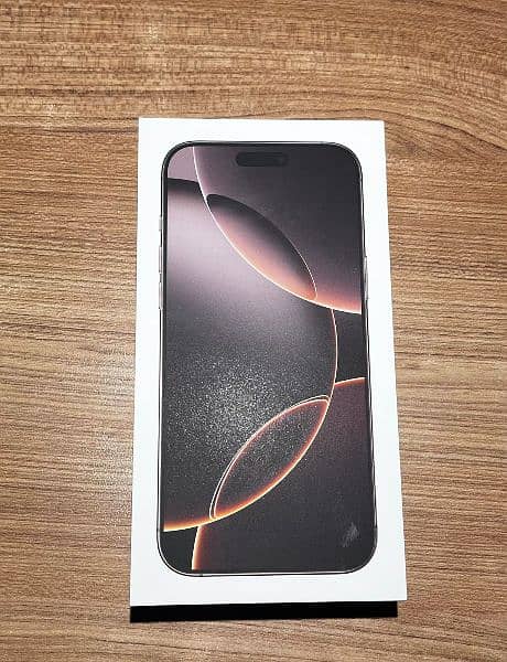 IPHONE 16 PRO MAX 256 GB DESERT TITANIUM DUAL PHYSICAL 0