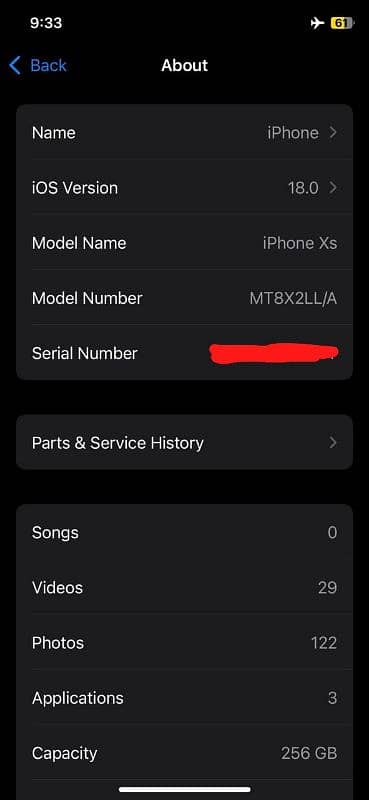 iphone XS Non PTA Factory Unlock 256 GB 7