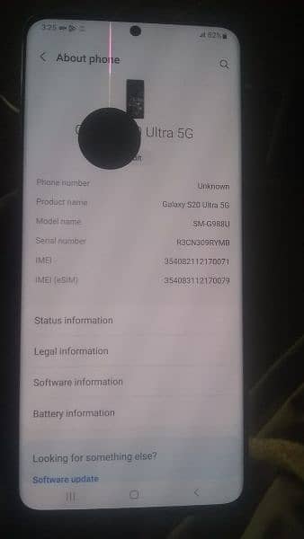 Samsung s20 ultra non pta ufone sim working exchange only 3