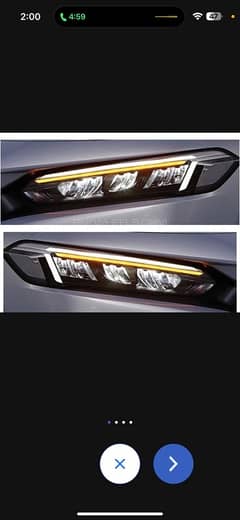 civic rs genuine headlights