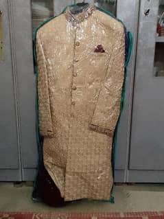 Golden sherwani