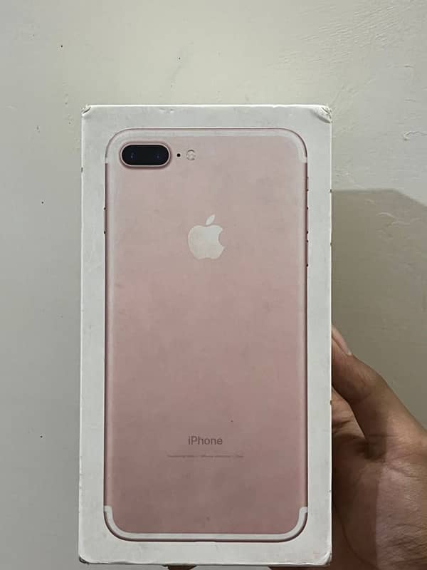 Iphone 7 plus pta approved with box 5