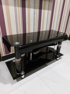 TV SET GLASS TABLE