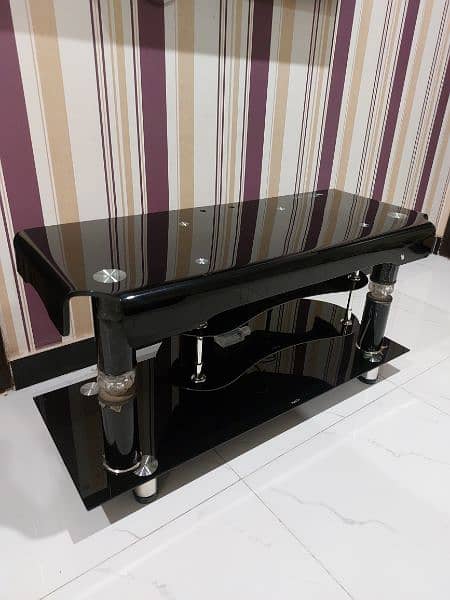 TV SET GLASS TABLE 0