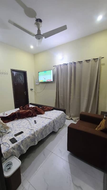 1 Bed Fully Furnished Flat Is Up For Rent. 3