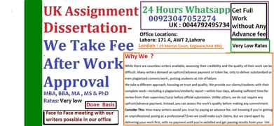 ASSIGNMENT THESIS RESEARCH WRITING WITHOUT ANY ADVANCE FEE