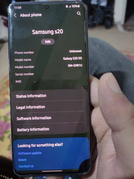 Samsung S20 5G 4