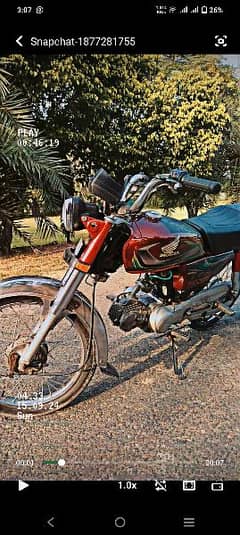 Honda CD 70 fresh condition good. bike