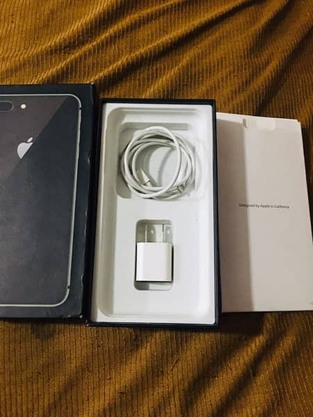 iphone 8 Plus with box charger exchange with iphone X only 11