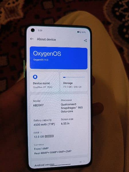 oneplus 8t 12/256 new phone original condition 10 by 10 6