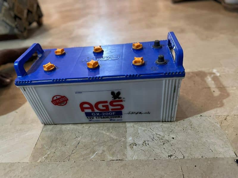 ags battery 200 and 27 plate new condition slightly used 4