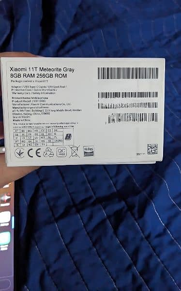 Xiaomi Note 11 T 8/256 PTA Approved 2