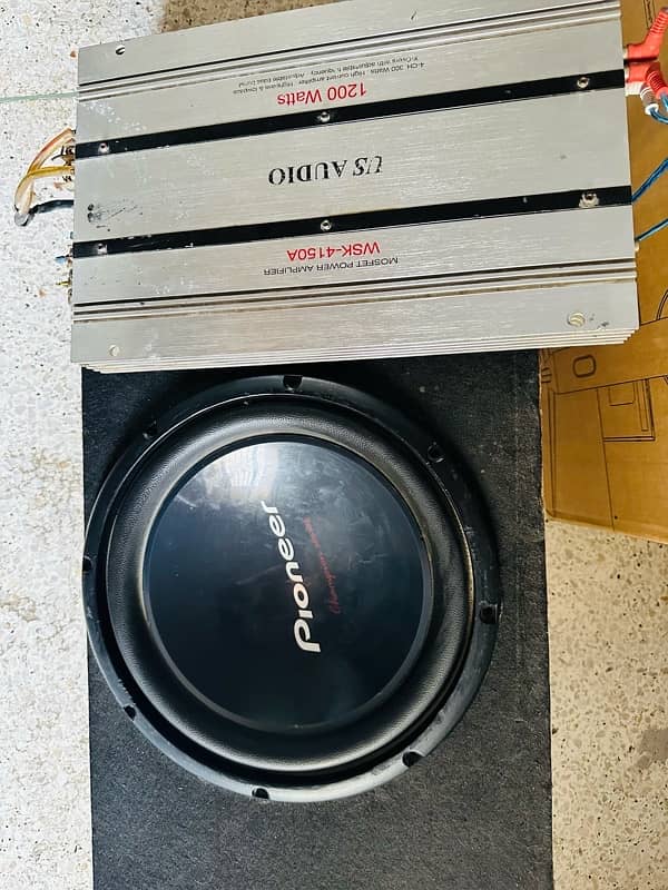 Pioneer 309D4 Woofer - amplifier 8