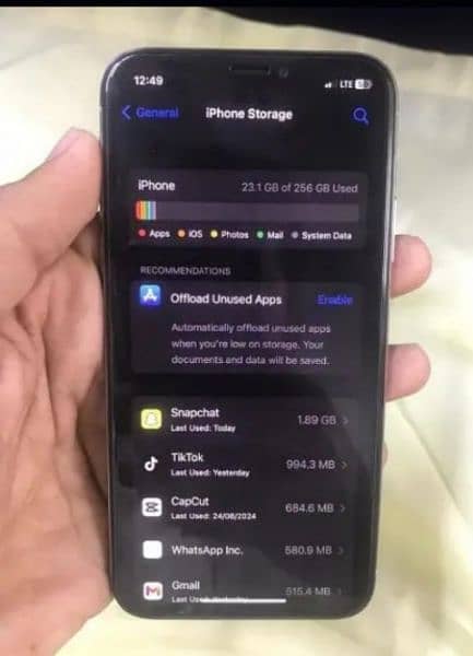 iphone X 256 gb pta approved 3