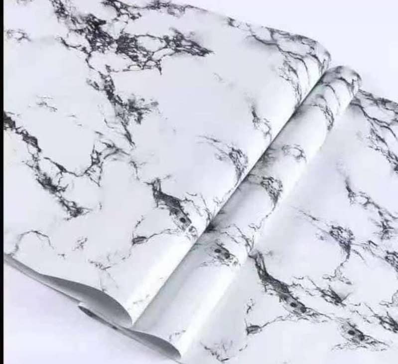 Marble Sheet Sticker – Black & White 60 cm x 200 cm 14