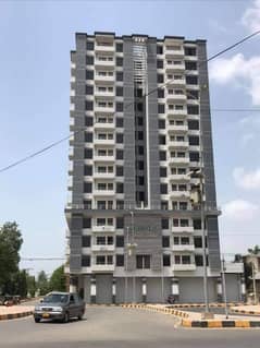 Saima Fine Towers 2 Bedrooms Drawing Lounge West Open Flat Available For Rent At Prime Location Of Shaheed E Millat Road 0