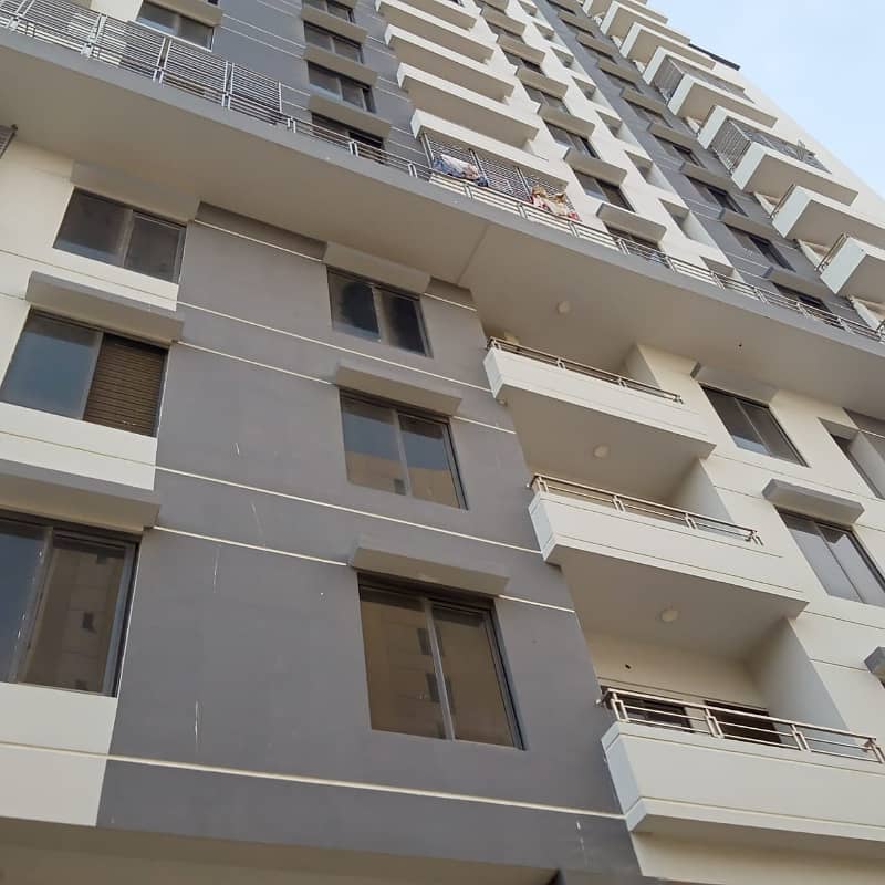 Saima Fine Towers 2 Bedrooms Drawing Lounge West Open Flat Available For Rent At Prime Location Of Shaheed E Millat Road 1