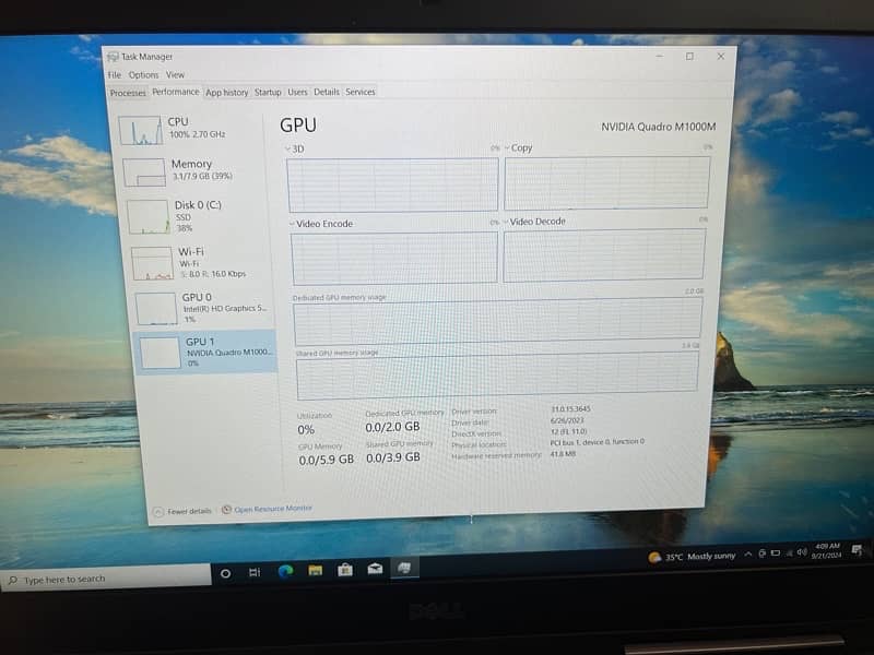 i5 i7 6th 7th 8th Gen 2gb 4gb Nvidia Graphic Card Dell Precision 7510 2