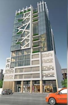 24-7 Operating Building 550 Square Feet Office Available For Rent At Prime Location Of Bahadurabad With All Modern Facilities